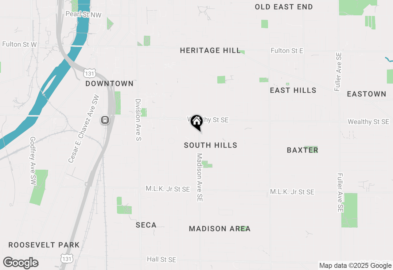 Map of 455 Madison Avenue Se, Grand Rapids, MI 49503