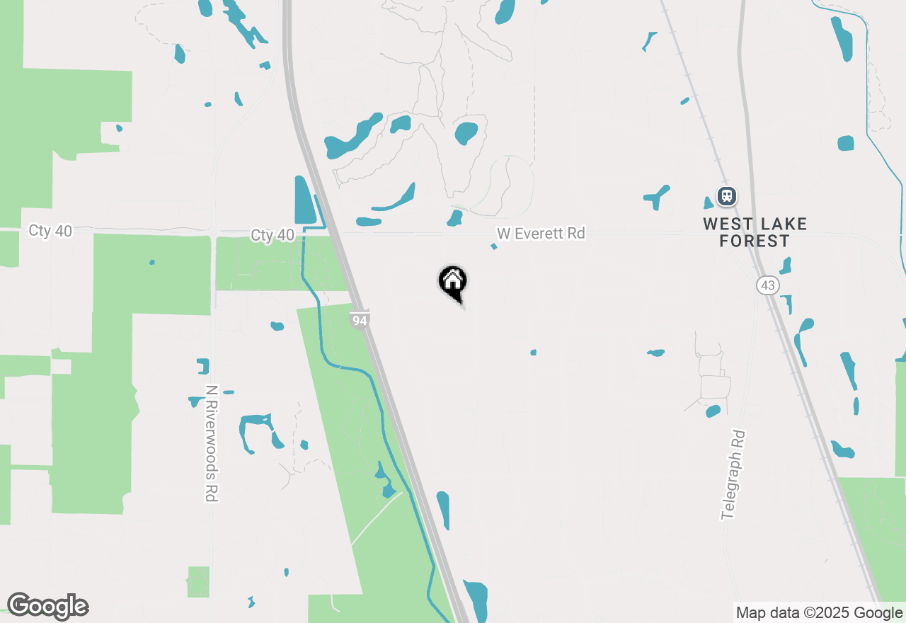 Map of 1799 Farm Road, Lake Forest, IL 60045