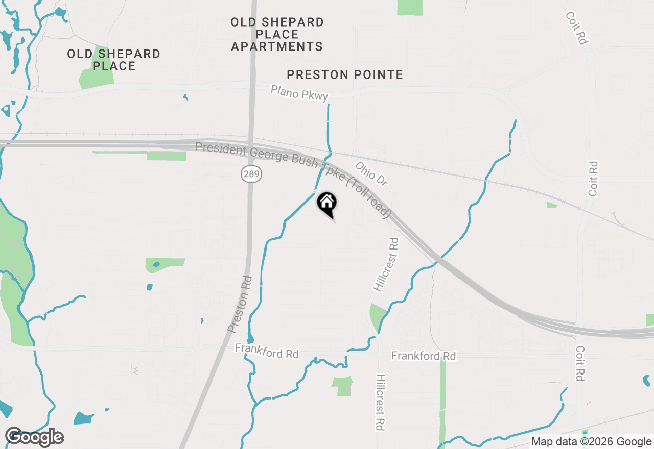 Map of 6412 Villa Road, Dallas, TX 75252