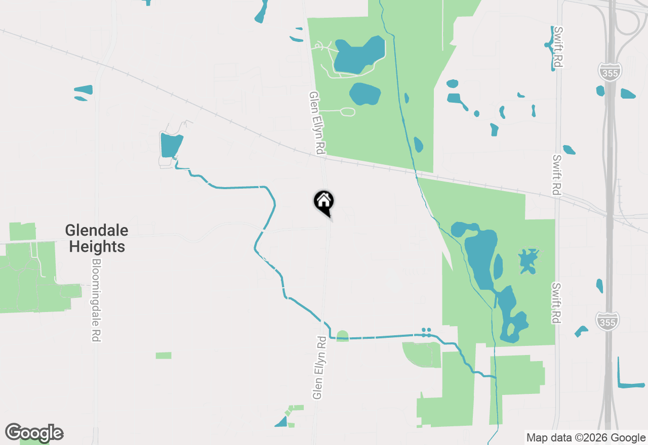 Map of 1606 Glen Ellyn Road, Glendale Heights, IL 60139