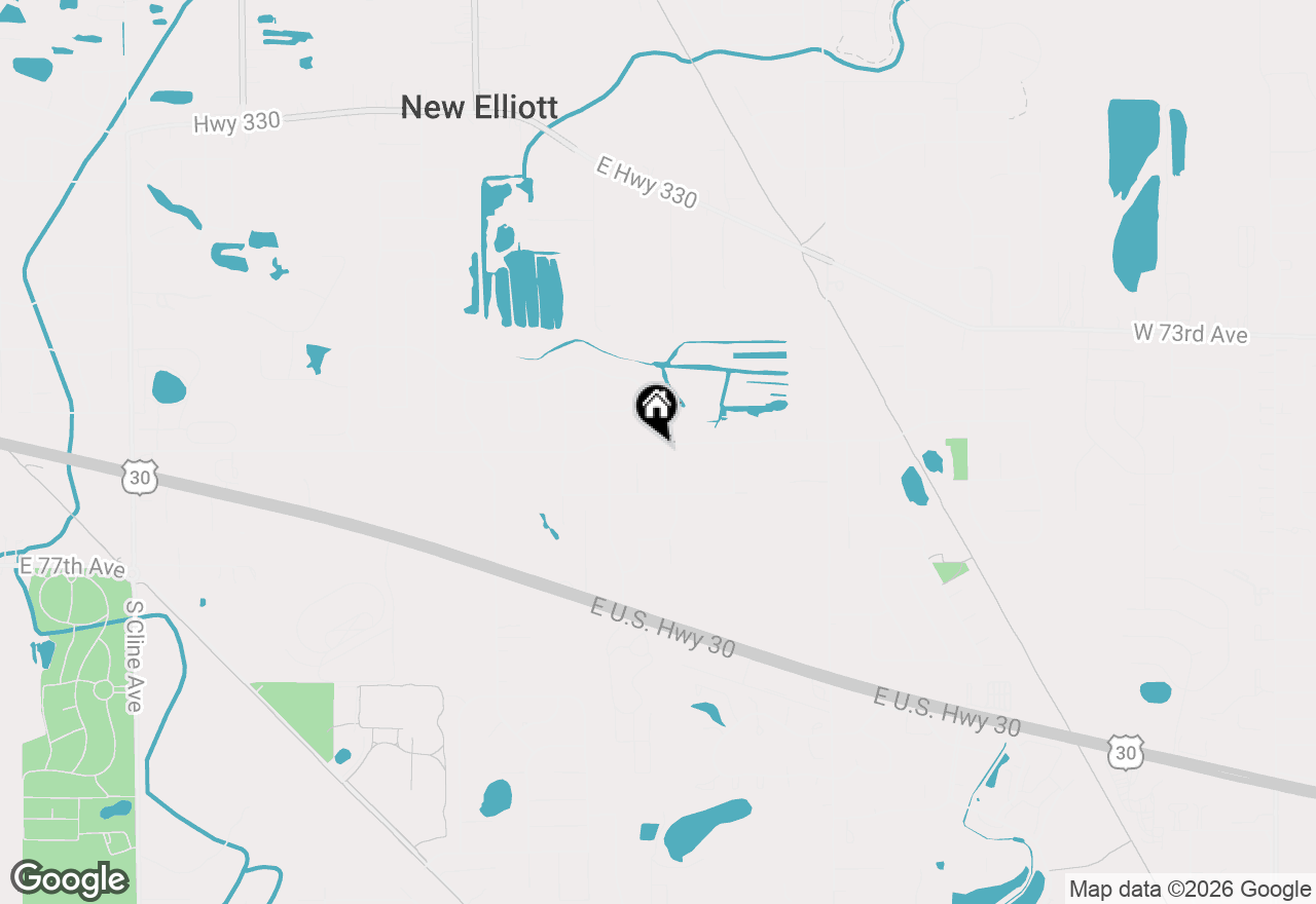 Map of 7502 Pershing Road, Schererville, IN 46375