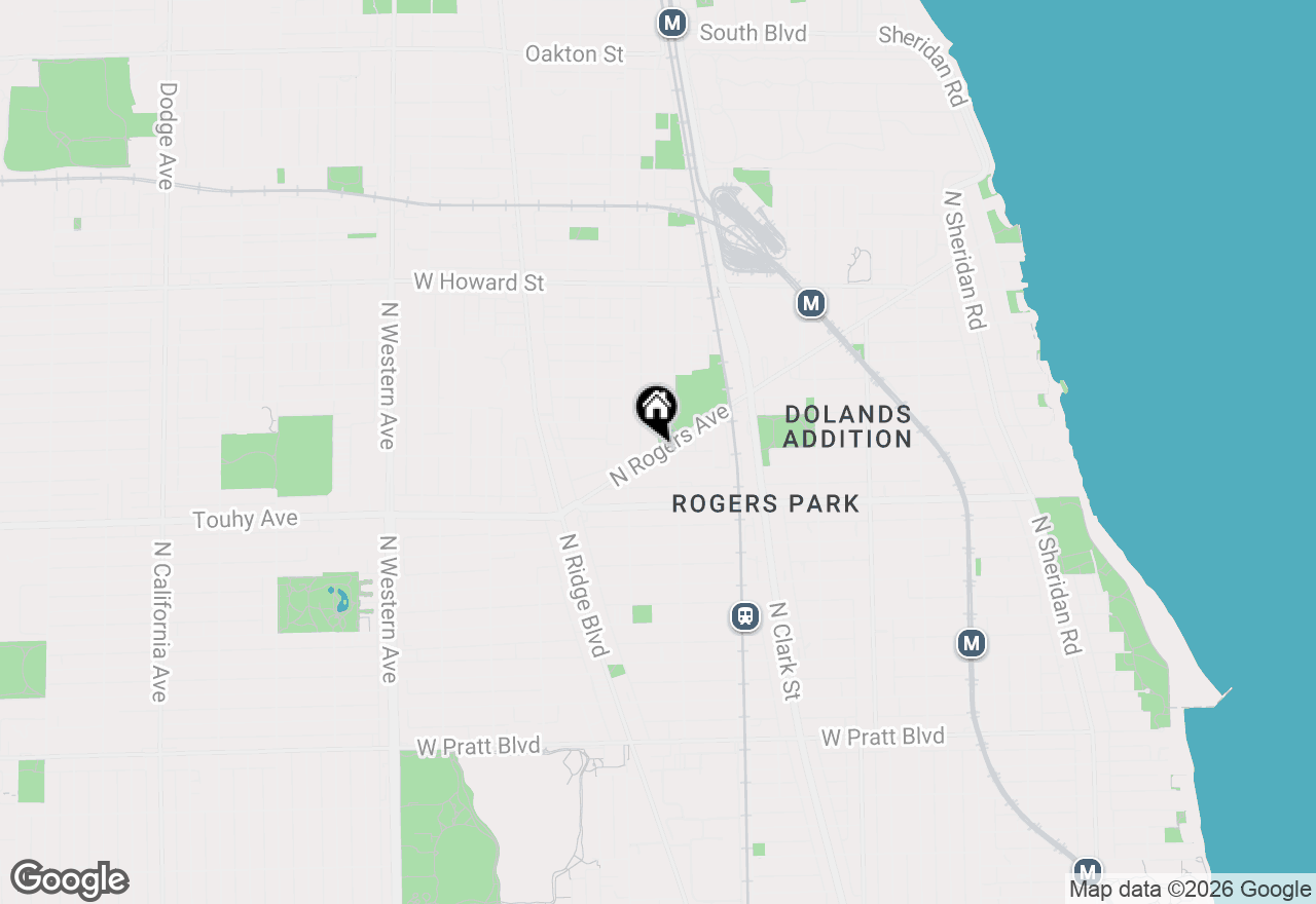 Map of 7338 N Winchester Avenue #C, Chicago, IL 60626