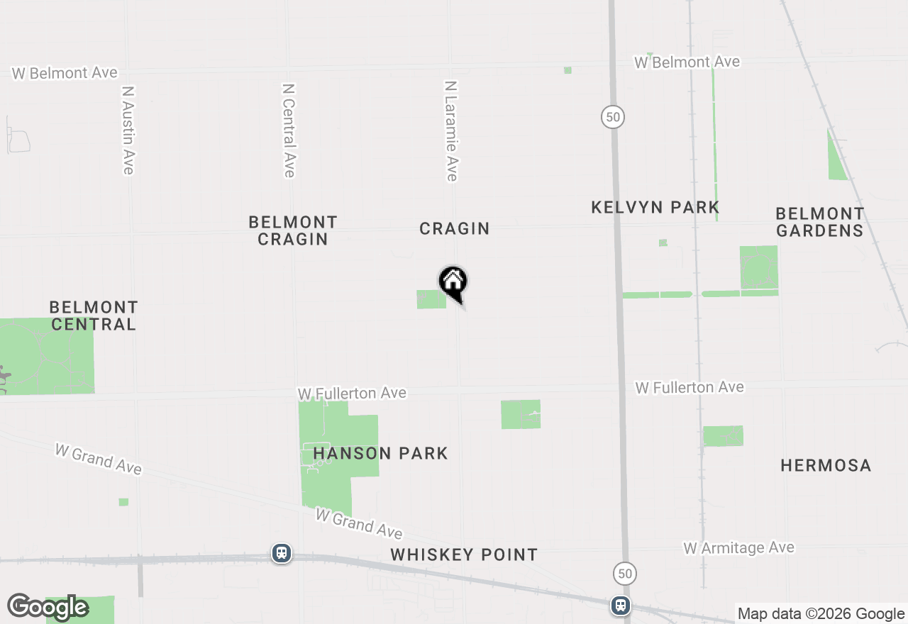 Map of 2556 N Laramie Avenue, Chicago, IL 60639