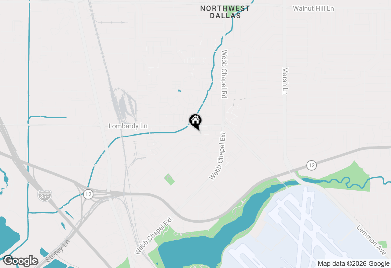 Map of 3315 Storey Lane, Dallas, TX 75220