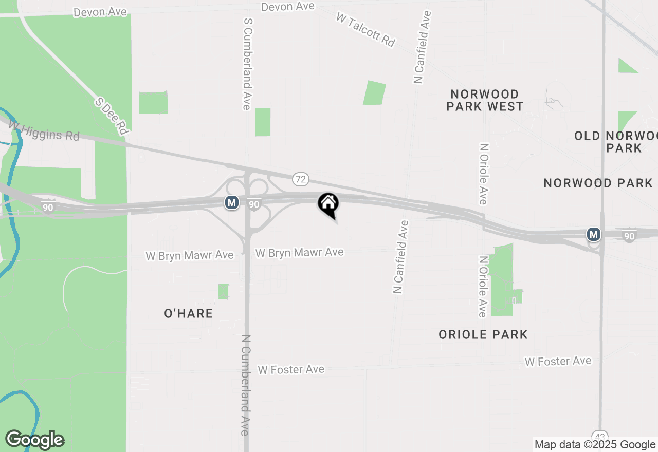 Map of 5657 N Crescent Avenue, Norwood Park, IL 60631