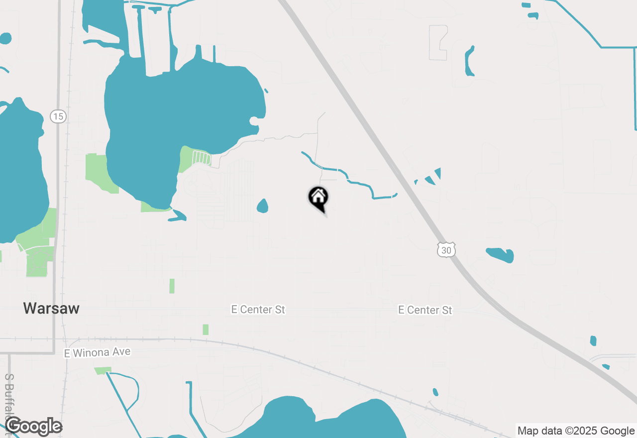 Map of 618 N Lincoln Street, Warsaw, IN 46580