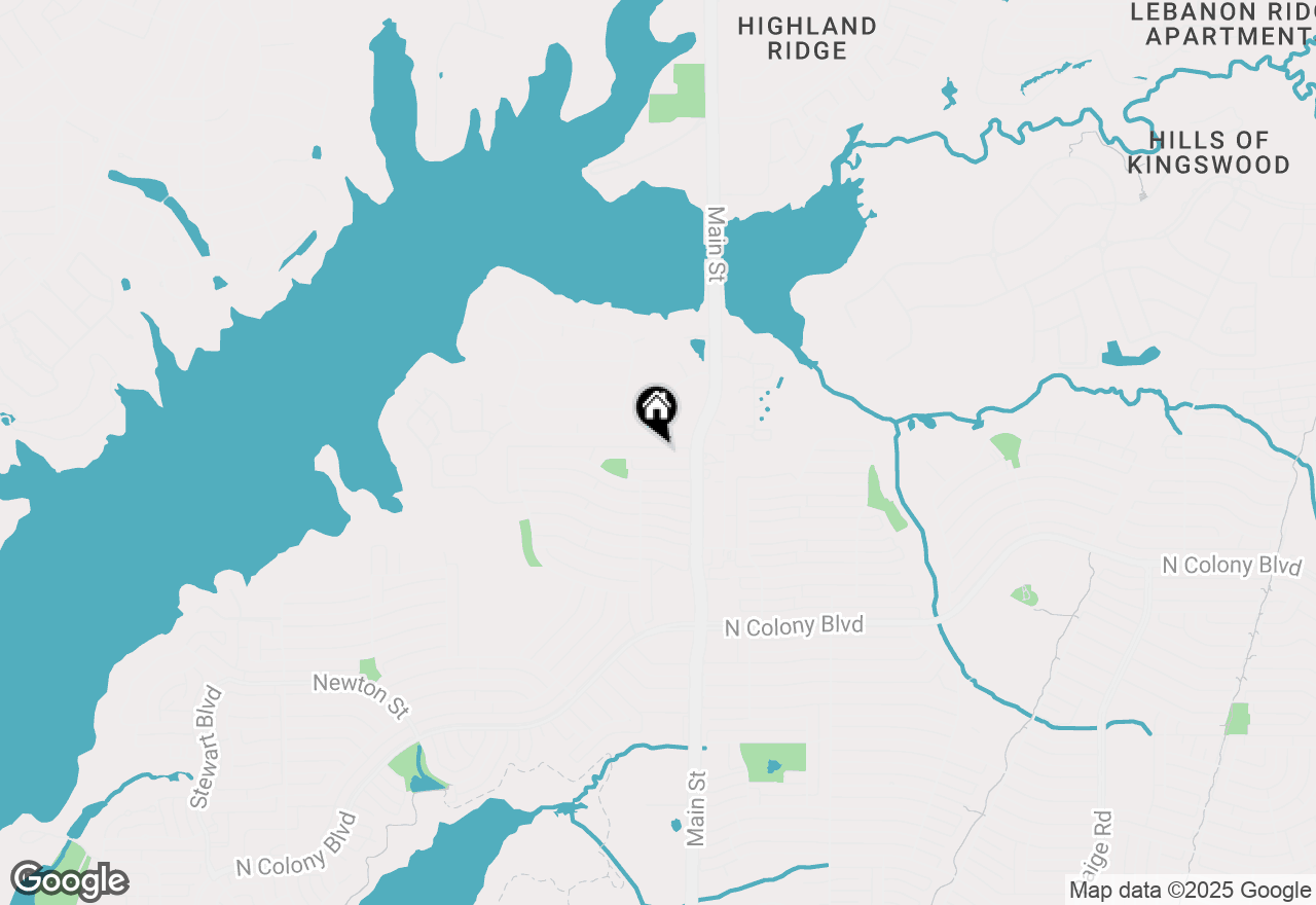 Map of 4620 Carr Street, The Colony, TX 75056