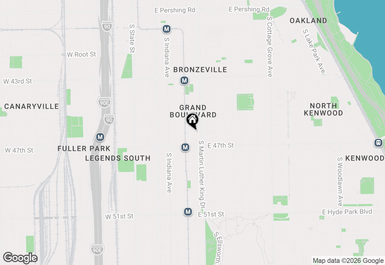 Map of 4607 S Calumet Avenue, Chicago, IL 60653