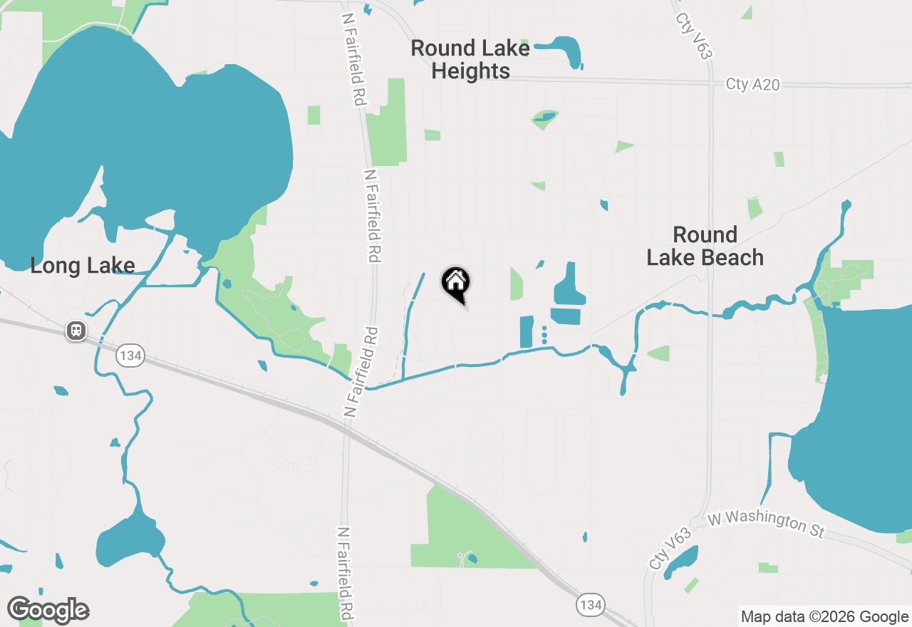 Map of 1112 Brentwood Drive, Round Lake Beach, IL 60073