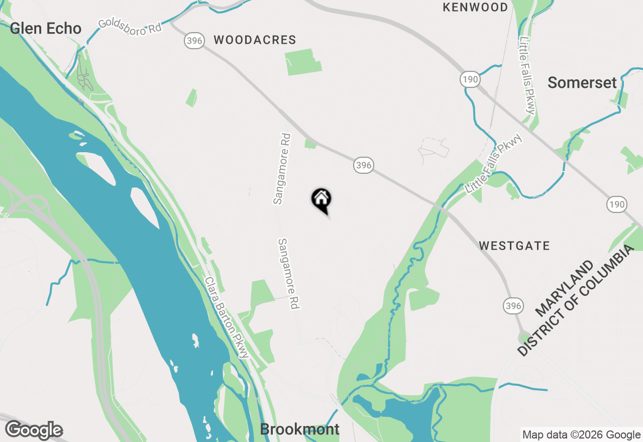 Map of 5112 Scarsdale Road, Bethesda, MD 20816