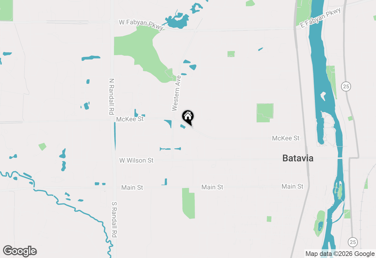 Map of 1301 Spencer Lane, Batavia, IL 60510