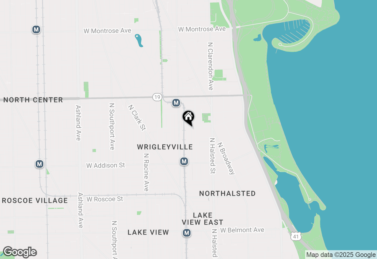 Map of 3763 N Wilton Avenue #GN, Chicago, IL 60613