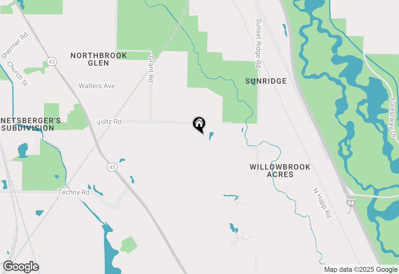 Map of 1669 Braeside Lane, Northbrook, IL 60062