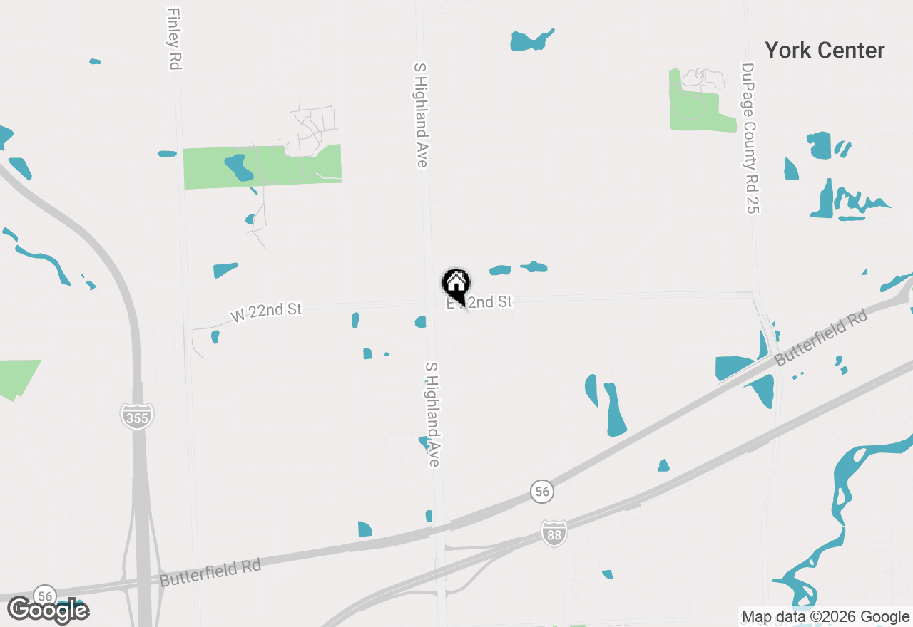 Map of 2200 S Stewart Avenue #4B, Lombard, IL 60148