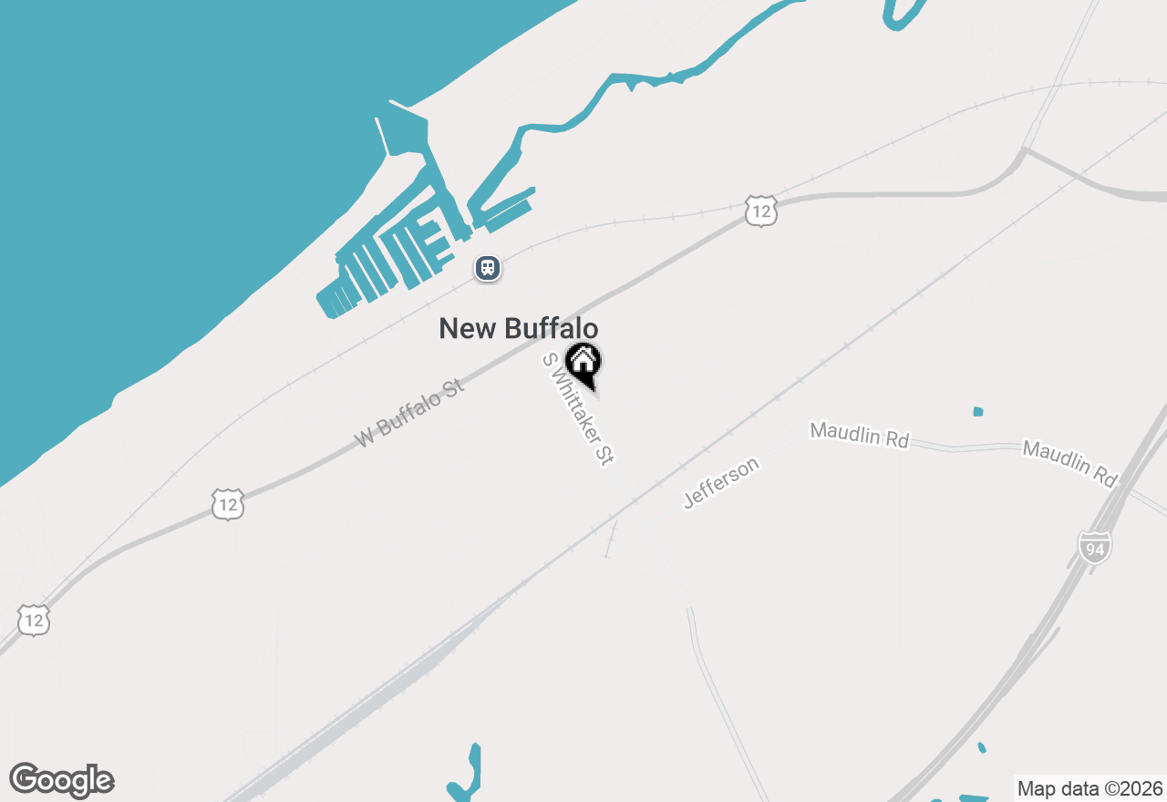 Map of 205 S Whittaker Street, New Buffalo, MI 49117