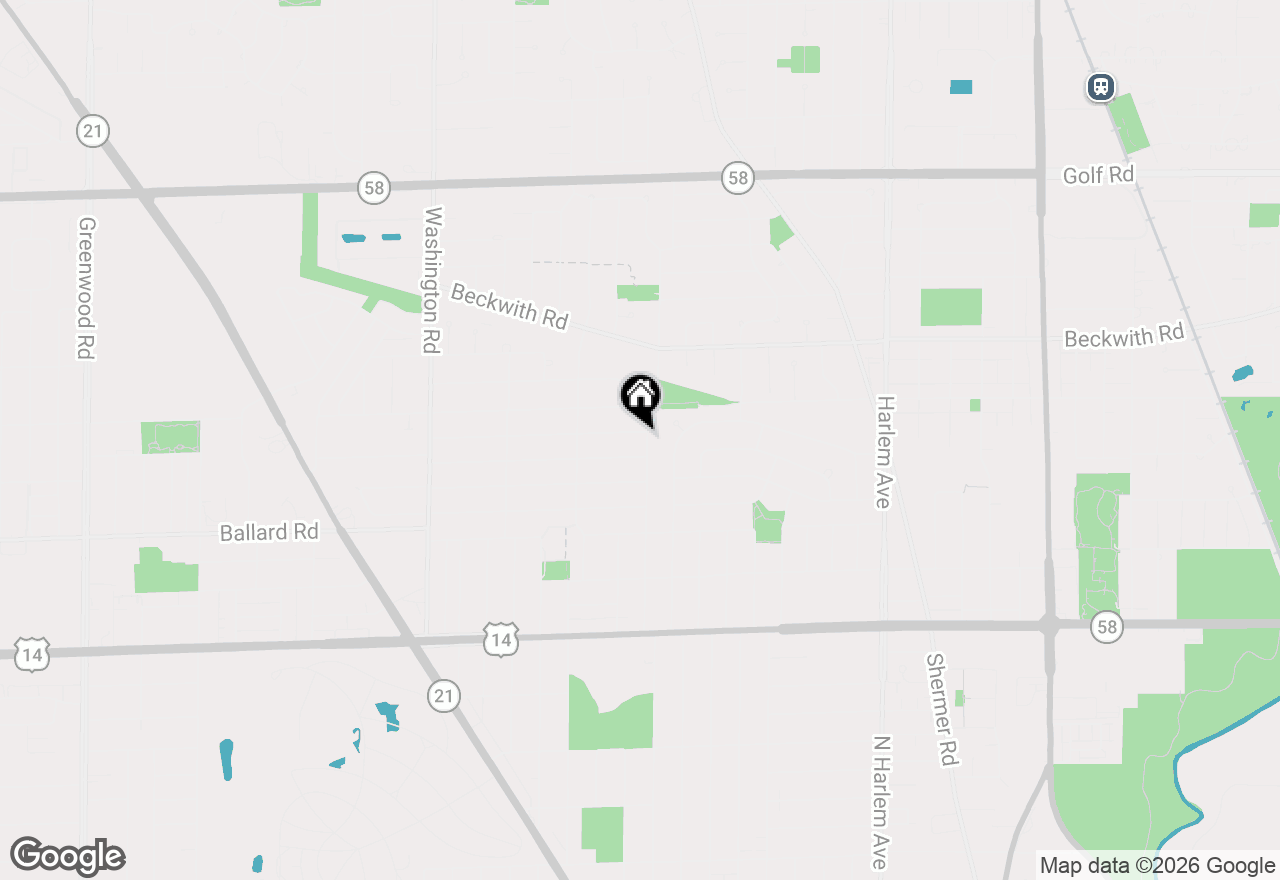 Map of 7615 Arcadia Street, Morton Grove, IL 60053