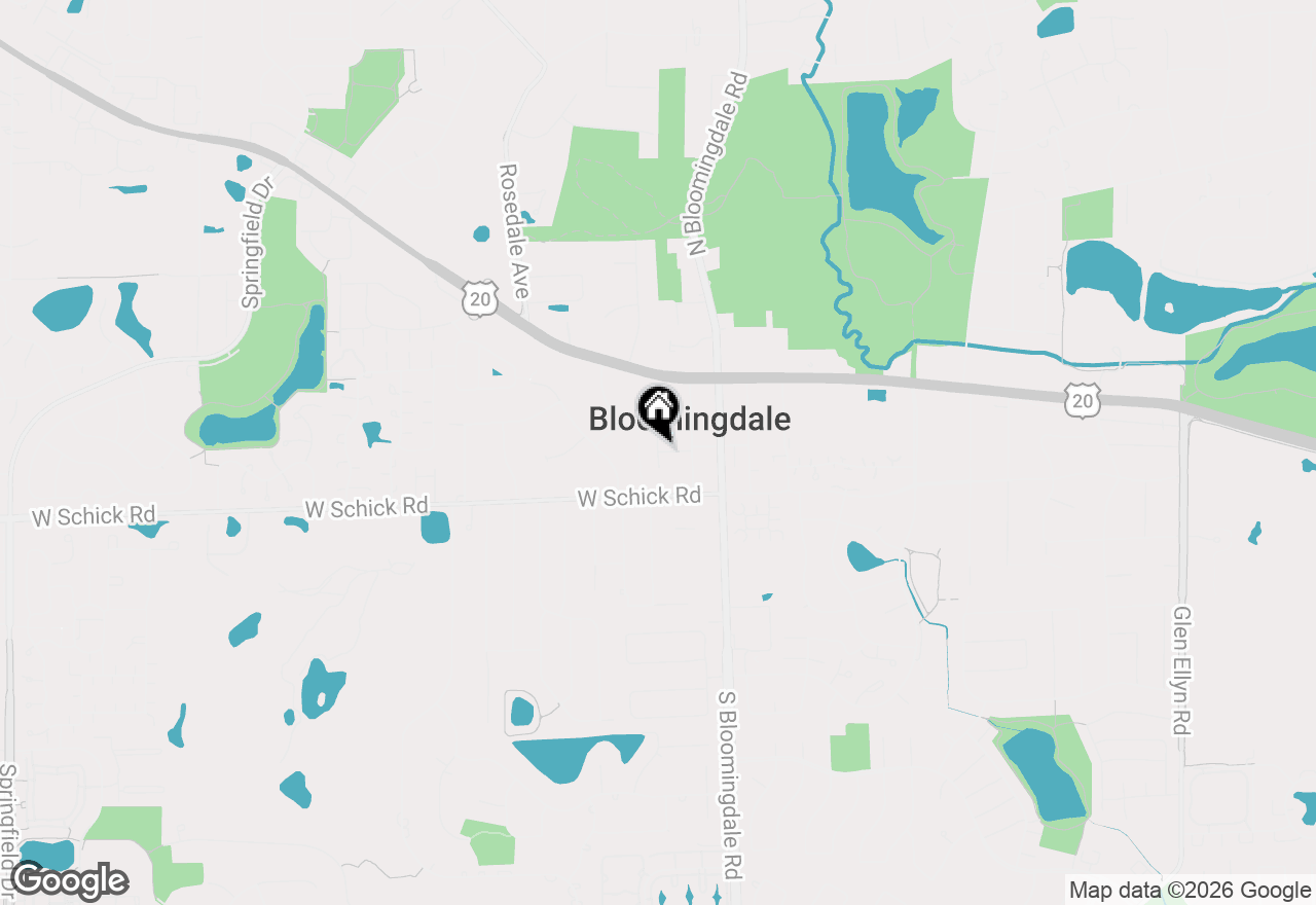 Map of (Address confidential), Bloomingdale, Illinois 60108