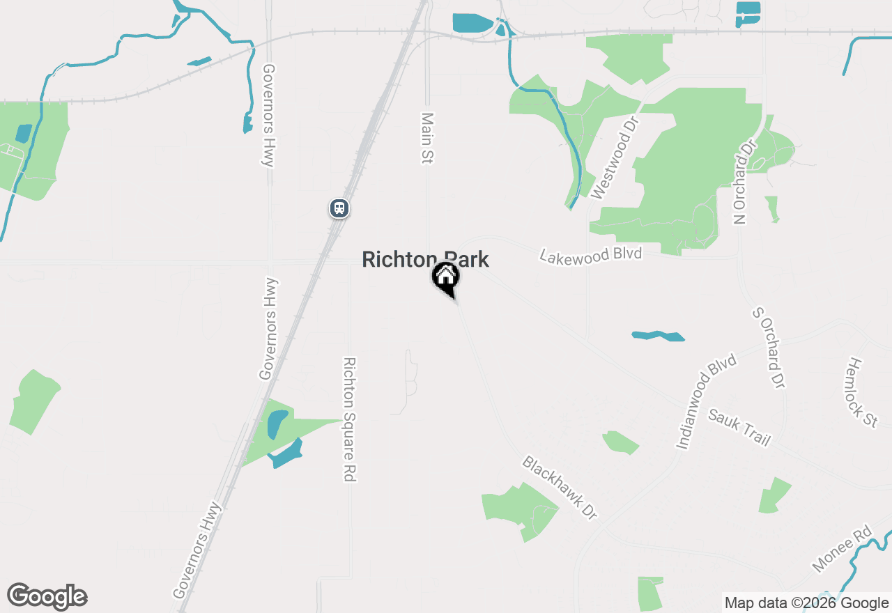 Map of 426 Suwanee Street, Park Forest, IL 60466