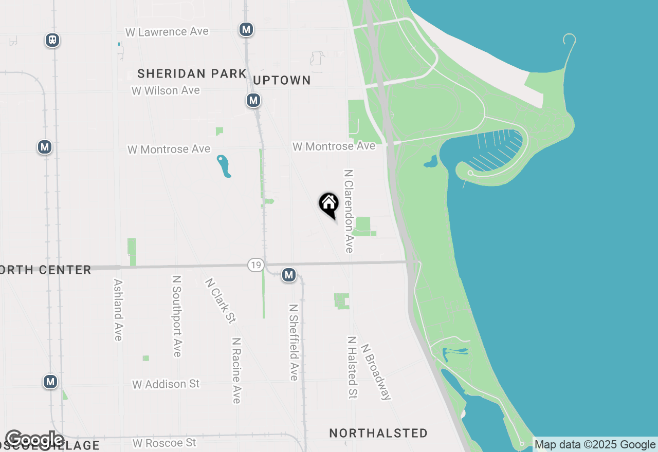 Map of 849 W Belle Plaine Avenue #G, Chicago, IL 60613