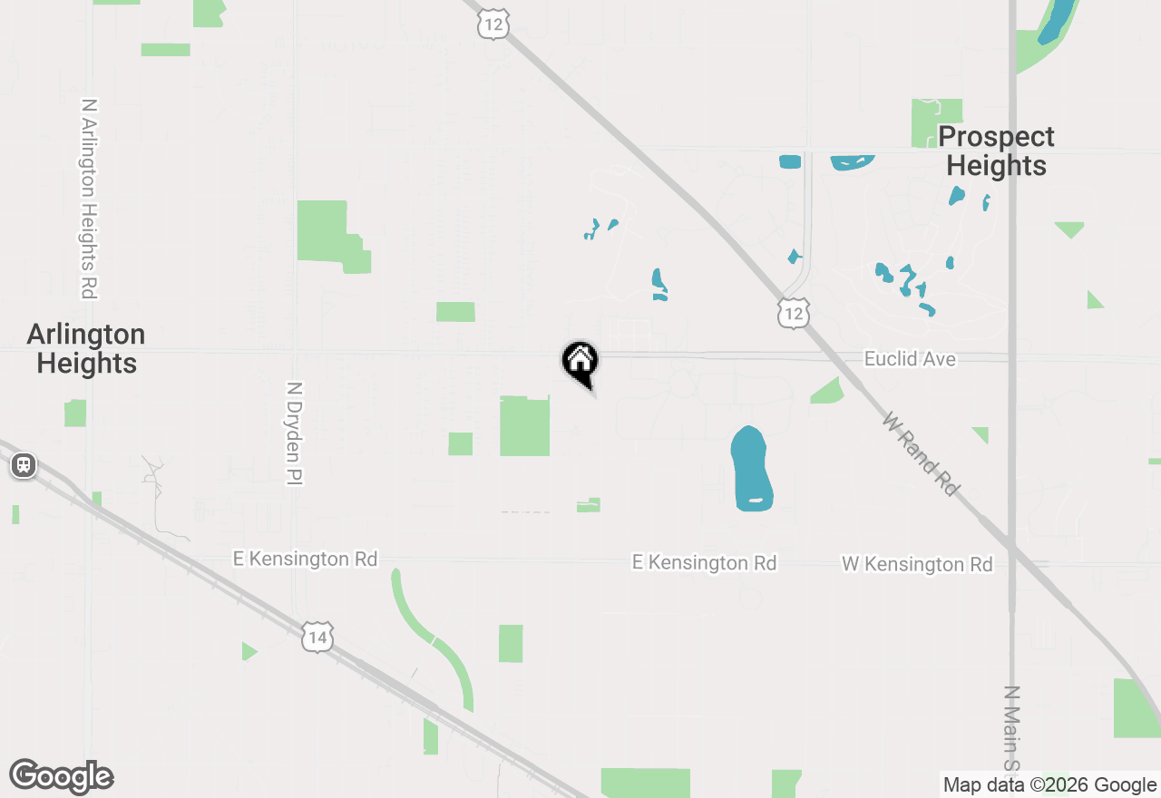 Map of (Address confidential), Arlington Heights, Illinois 60004