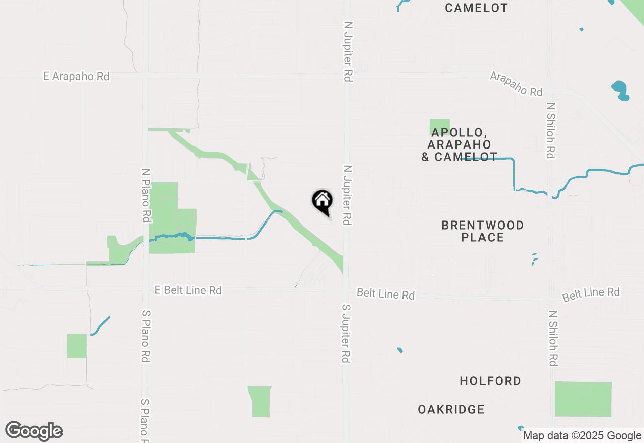 Map of 2100 Scarlet Oak Drive, Richardson, TX 75081