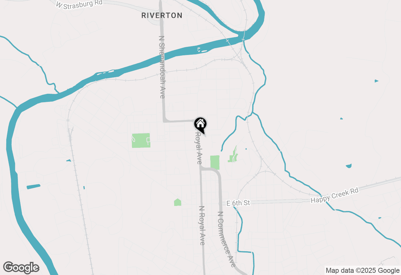 Map of 1207 N Royal Avenue, Front Royal, VA 22630