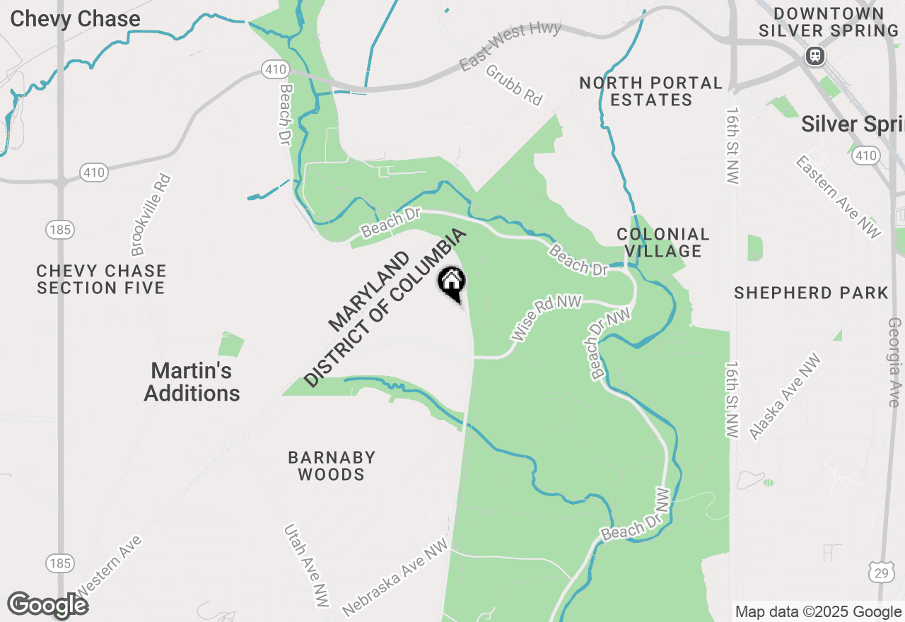 Map of 3025 Daniel Lane Nw, Washington, DC 20015