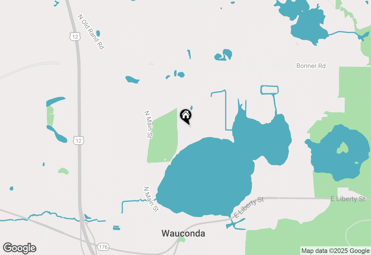 Map of 1021 James Street, Wauconda, IL 60084