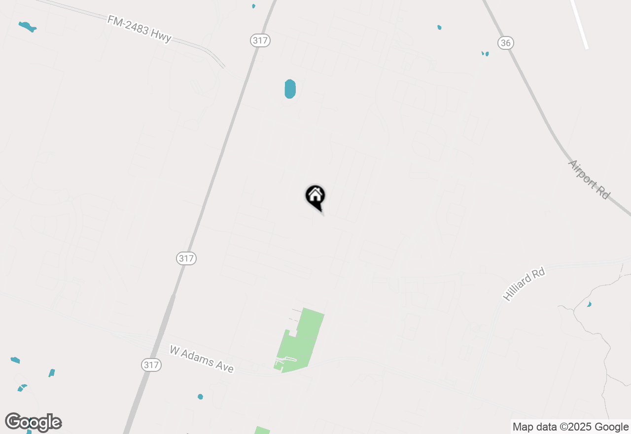 Map of 1009 Garden Green Drive, Temple, TX 76502