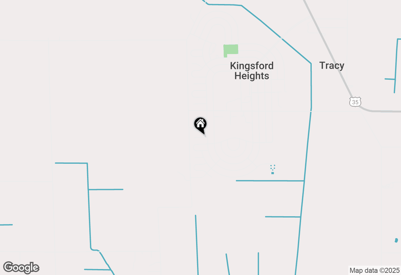 Map of 702 Dover Court, Kingsford Heights, IN 46346