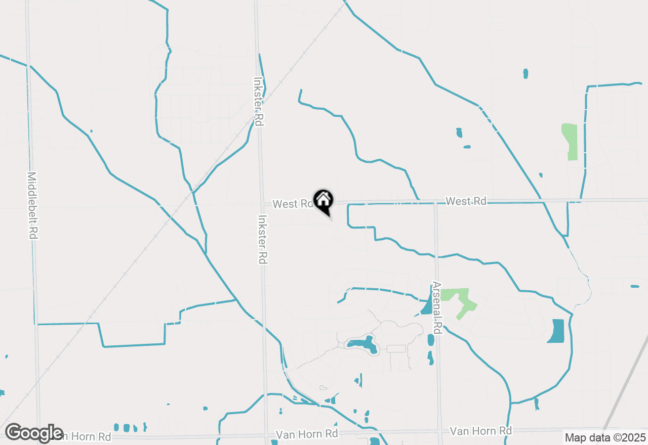 Map of 27142 Newberry Boulevard, Brownstown, MI 48134