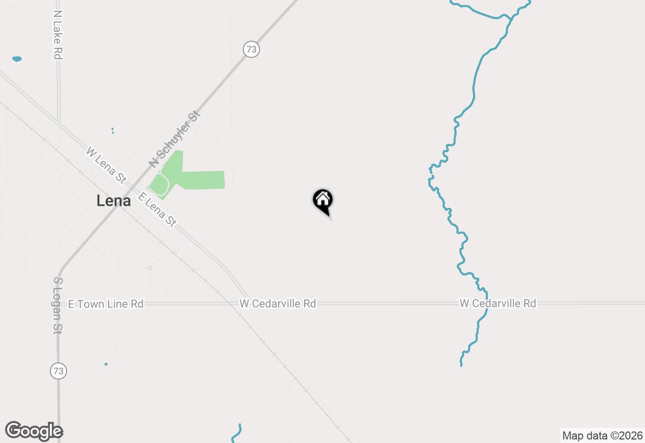 Map of 9718 W Royal Oaks Court, Lena, IL 61048