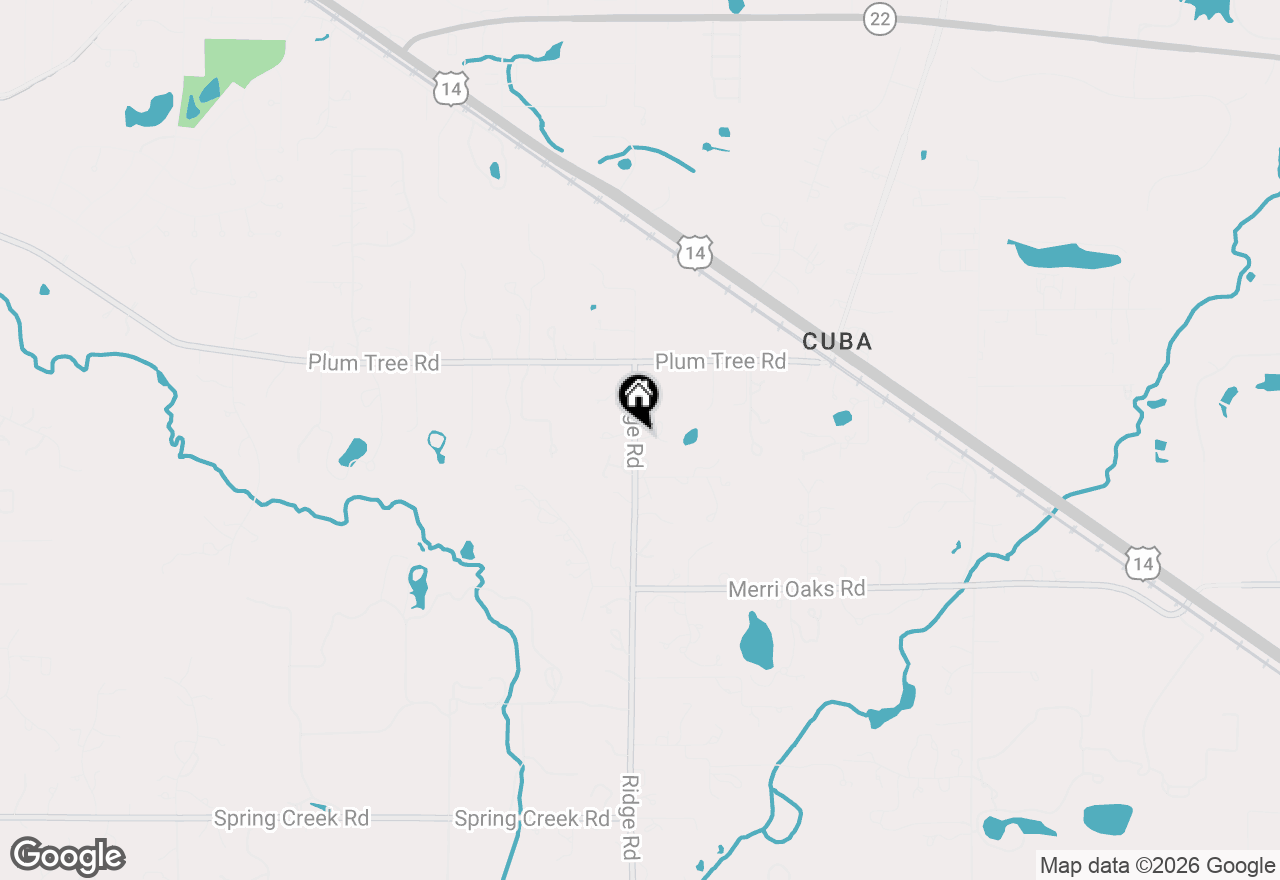 Map of 361 Ridge Road, Barrington Hills, IL 60010