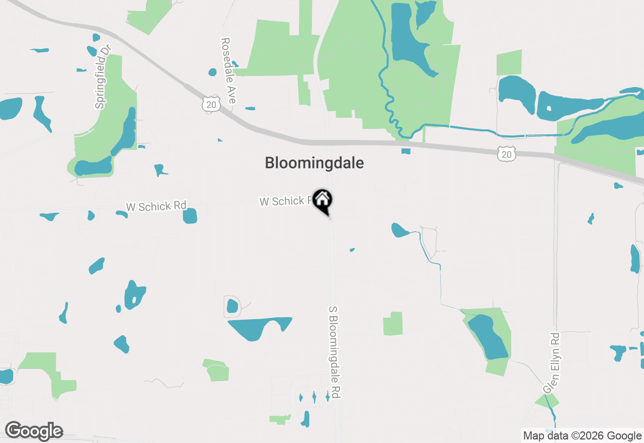 Map of 150 S Bloomingdale Road, Bloomingdale, IL 60108