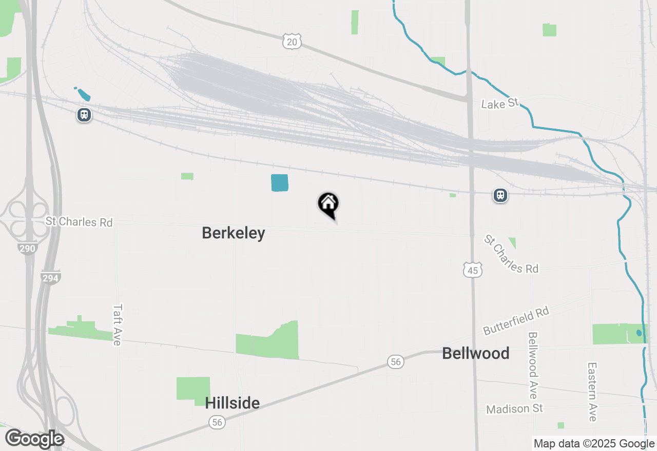 Map of 5011 Saint Charles Road #103, Bellwood, IL 60104