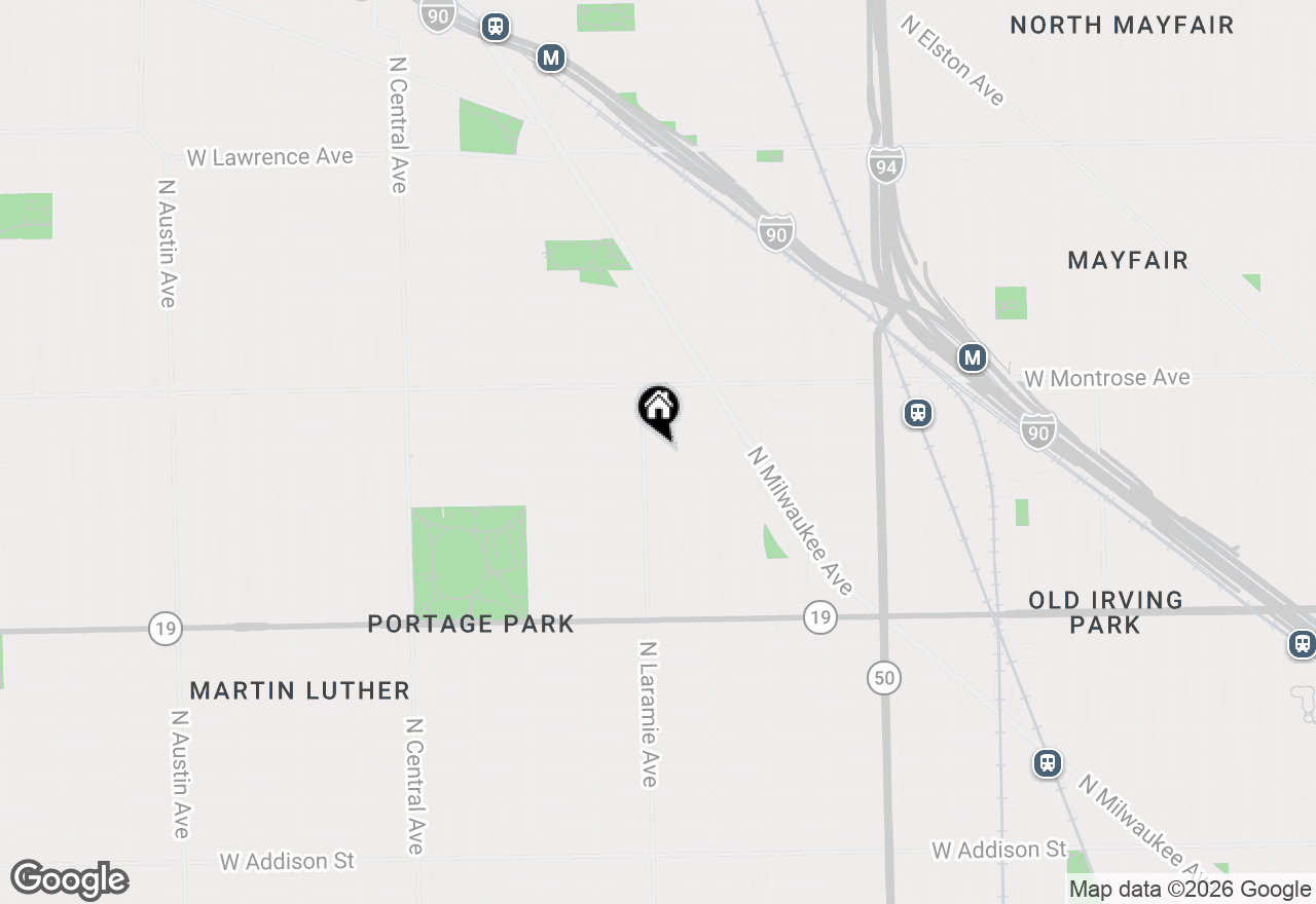 Map of 5147 W Cullom Avenue, Chicago, IL 60641