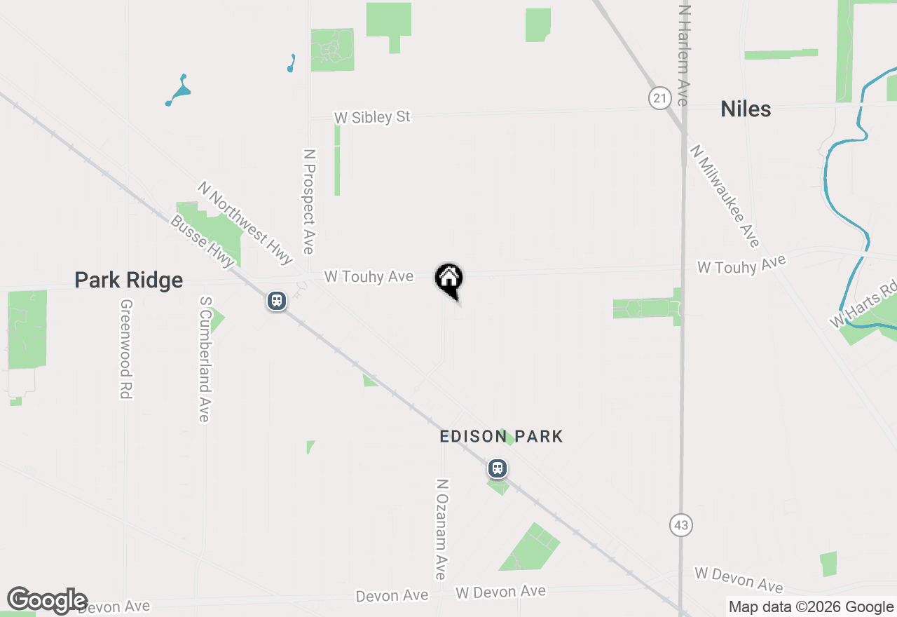 Map of 7117 N Ozanam Avenue, Chicago, IL 60631