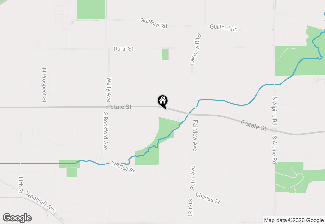 Map of 3025 E State Street, Rockford, IL 61108