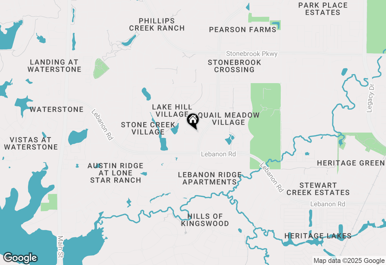 Map of 2119 Quail Meadow Lane, Frisco, TX 75036