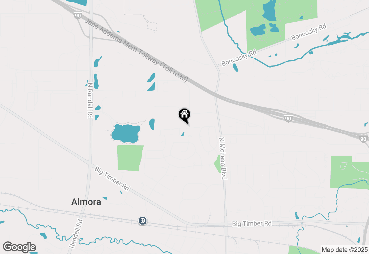 Map of 1790 Devonshire Court, Elgin, IL 60123