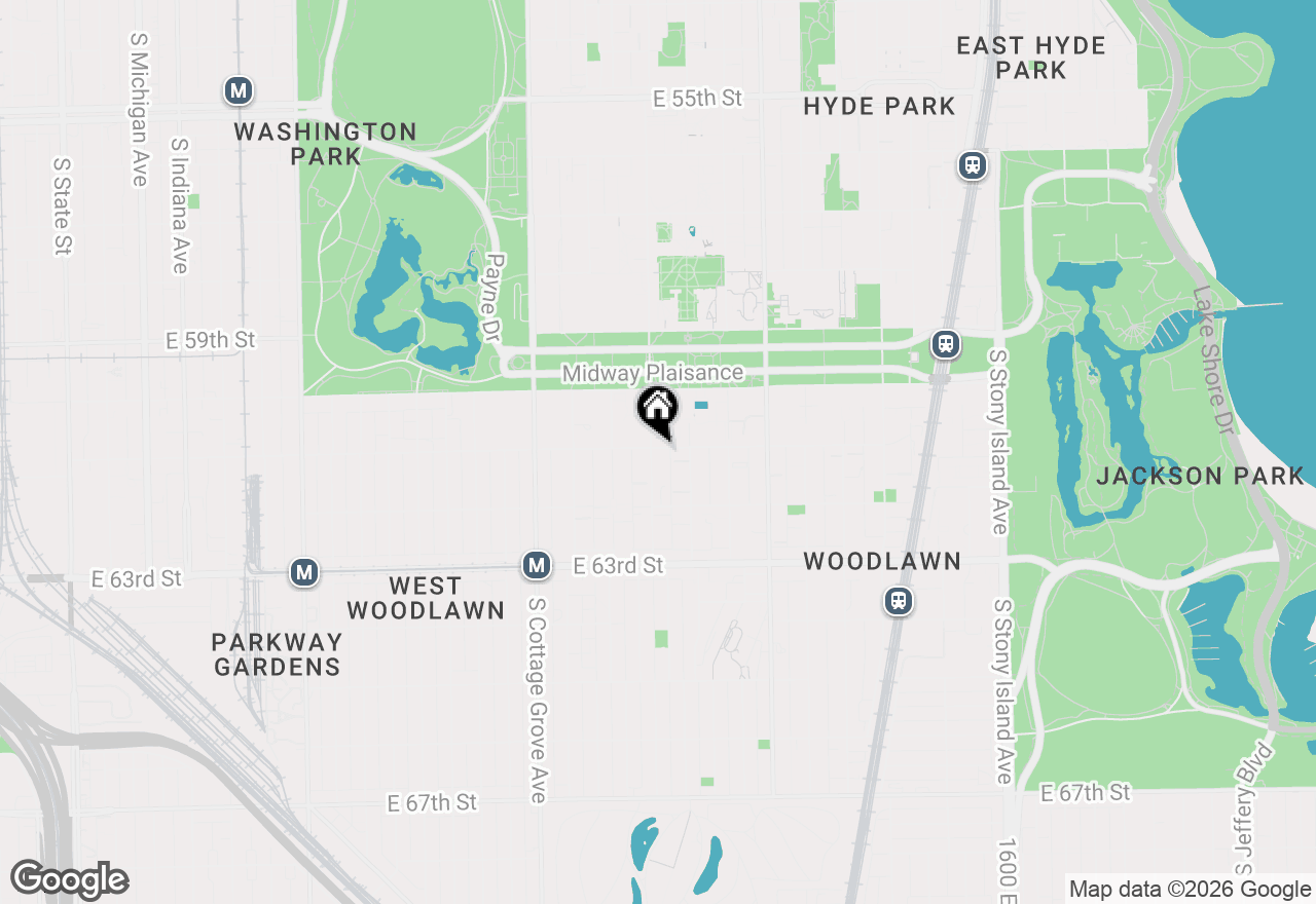 Map of 1007 E 61st Street, Chicago, IL 60637