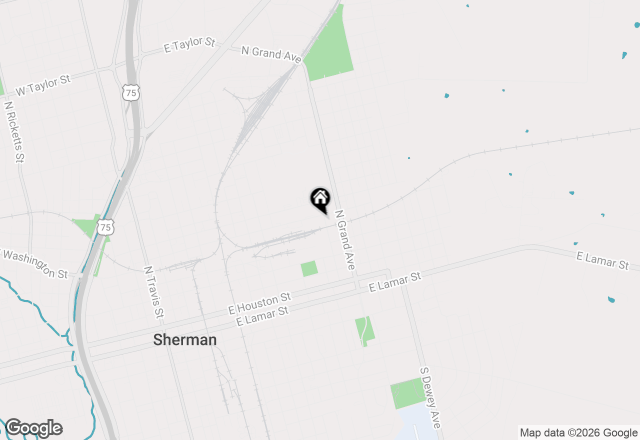 Map of 514 N Lee Avenue, Sherman, TX 75090