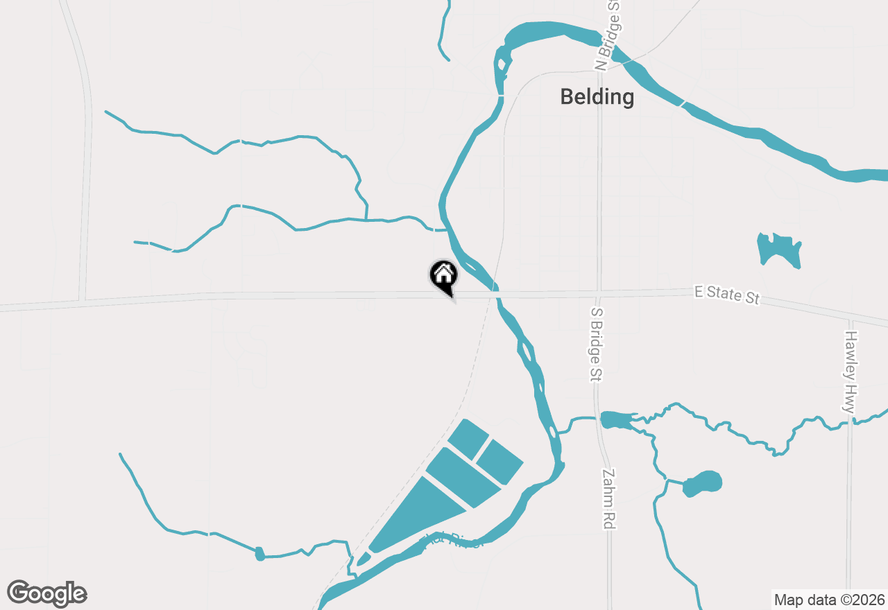 Map of 753 W State Street, Belding, MI 48809