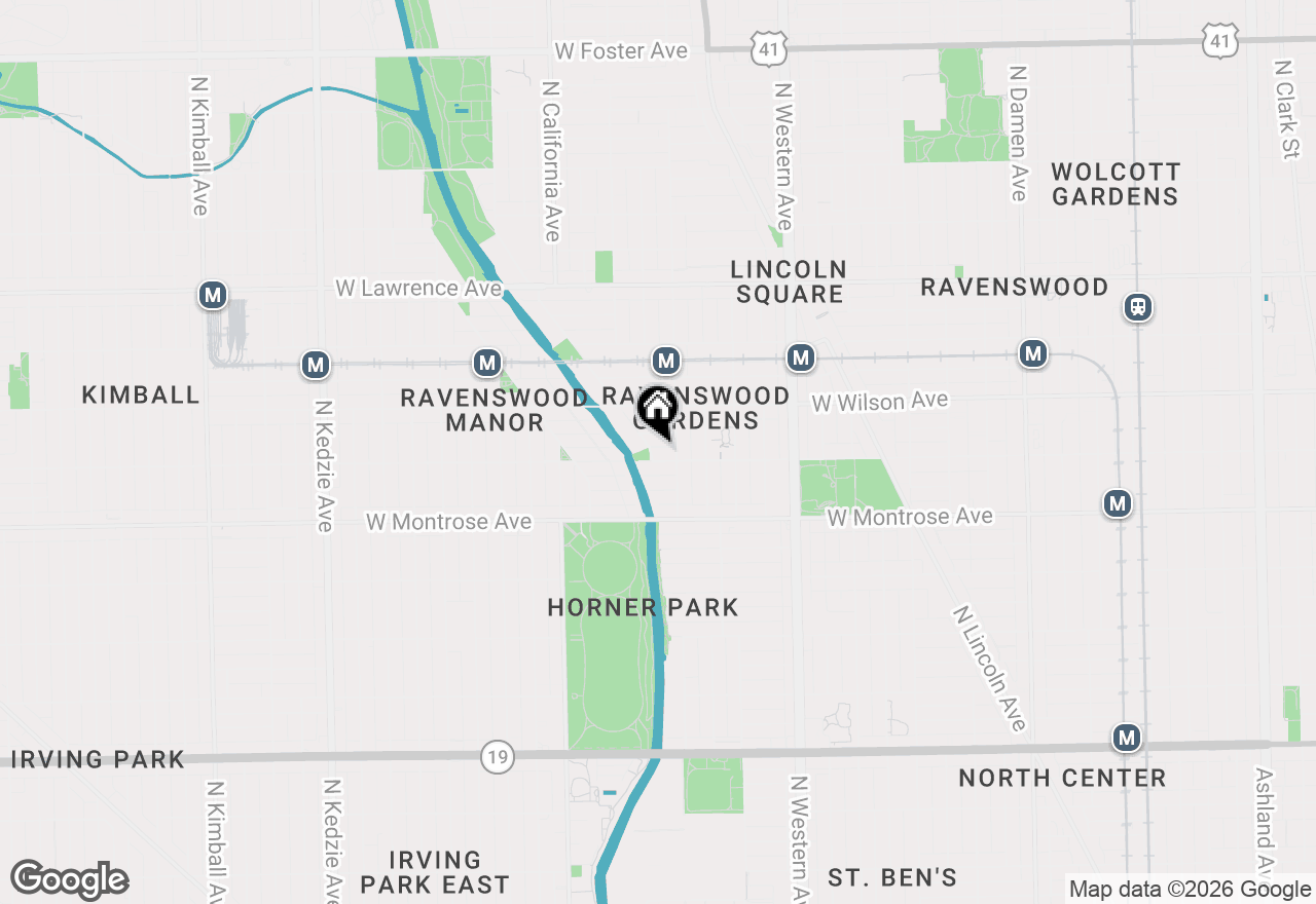 Map of 2616 W Sunnyside Avenue, Chicago, IL 60625