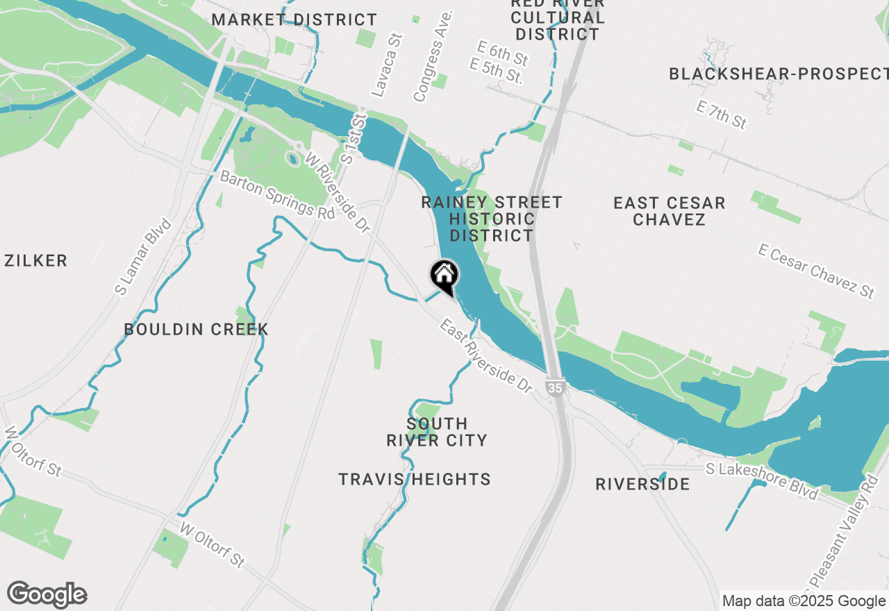 Map of 500 E Riverside Dr #154, Austin, TX 78704