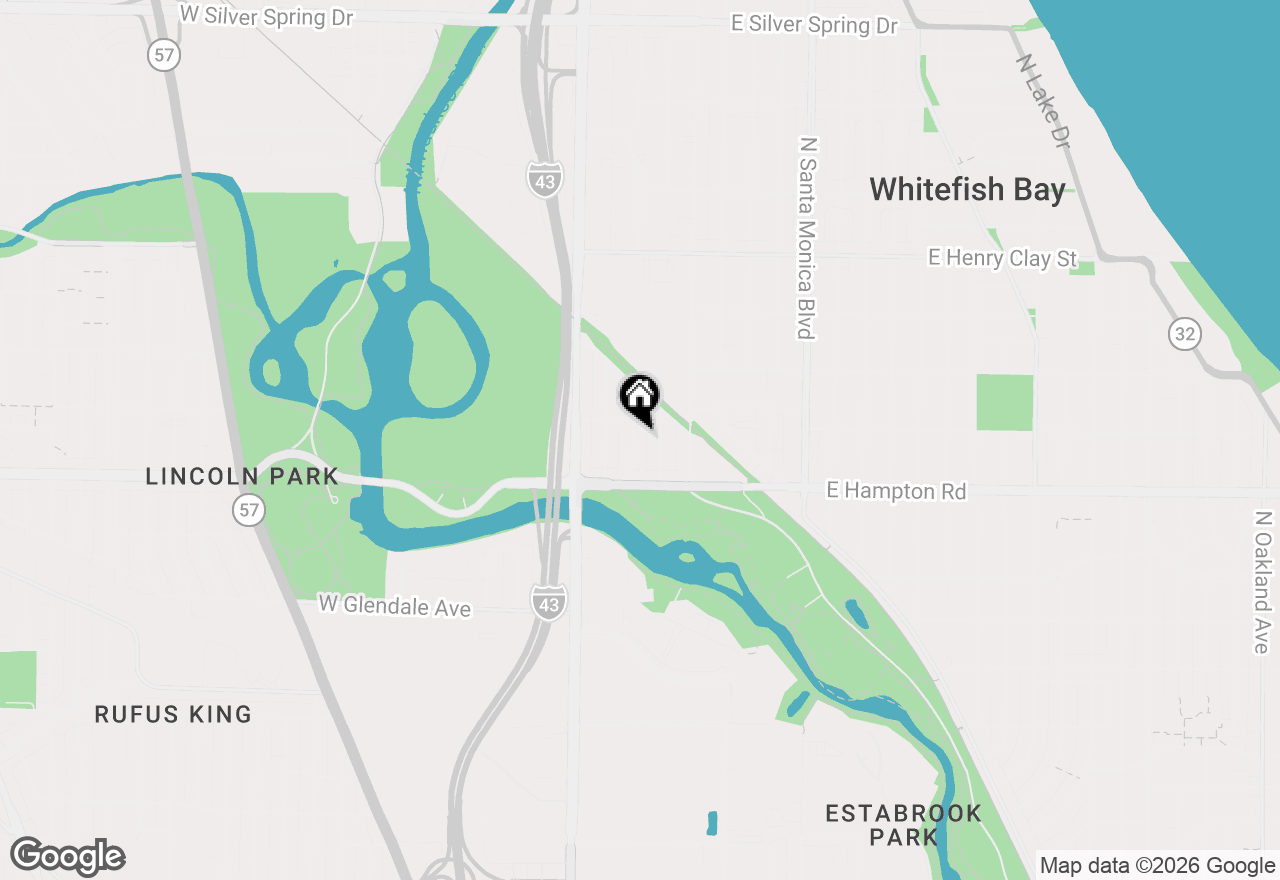 Map of 4864 N Mohawk Ave, Glendale, WI 53217