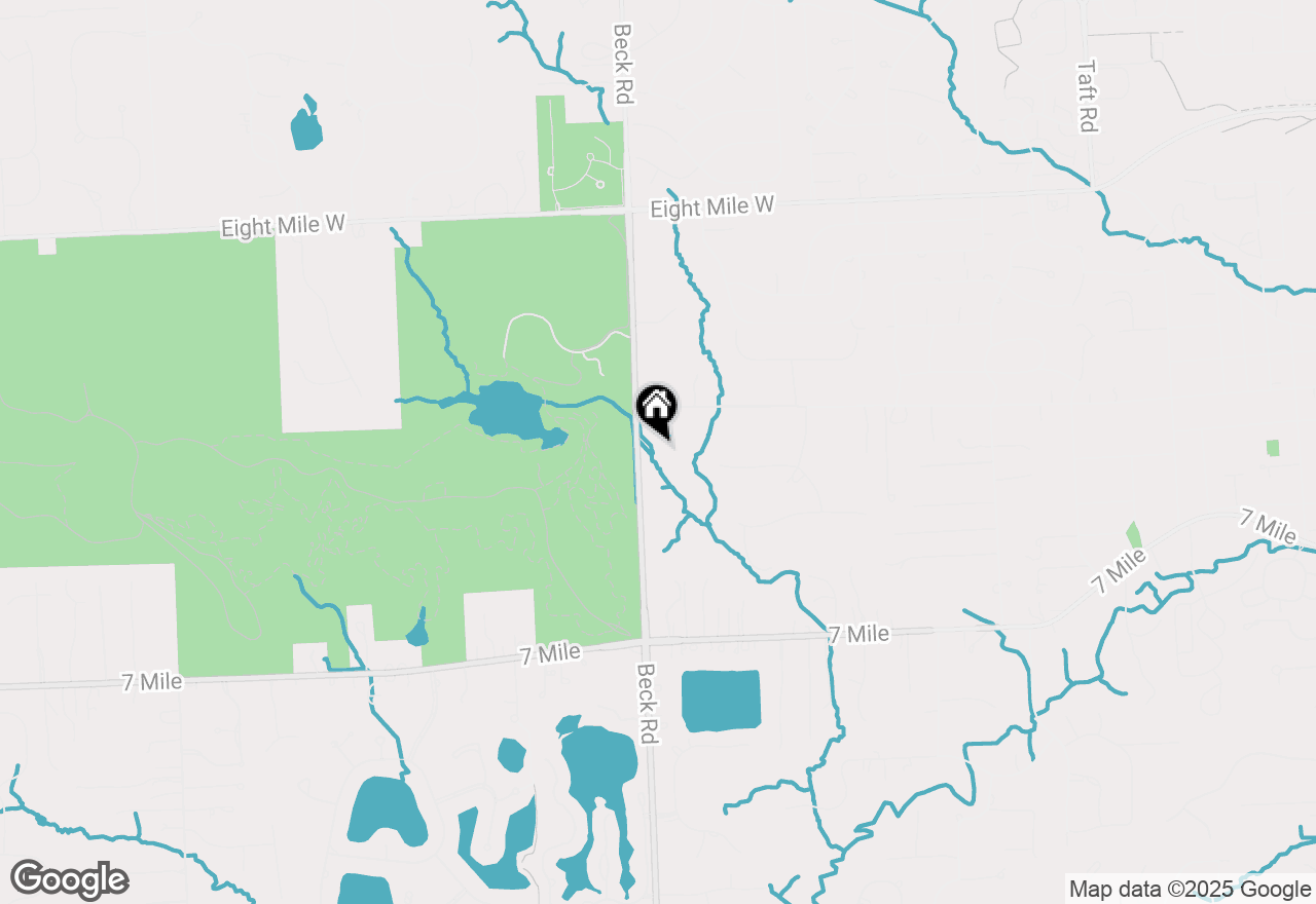 Map of 19750 Beck Road, Northville, MI 48167