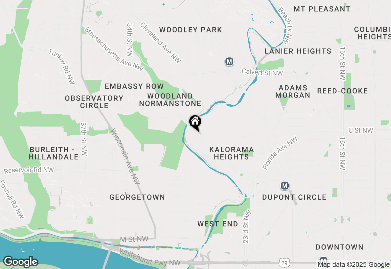 Map of 2548 Massachusetts Avenue Nw, Washington, DC 20008