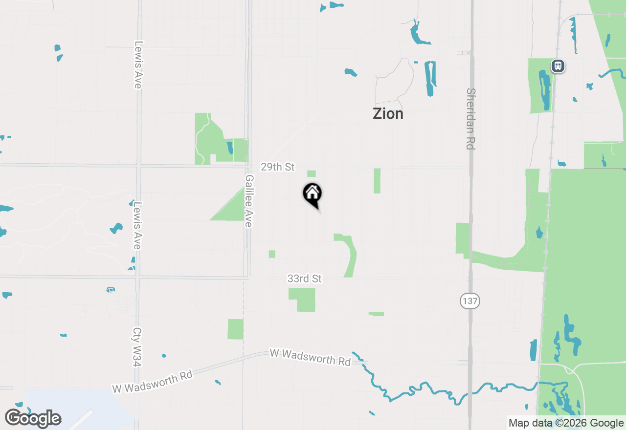 Map of 3022 Gabriel Avenue, Zion, IL 60099