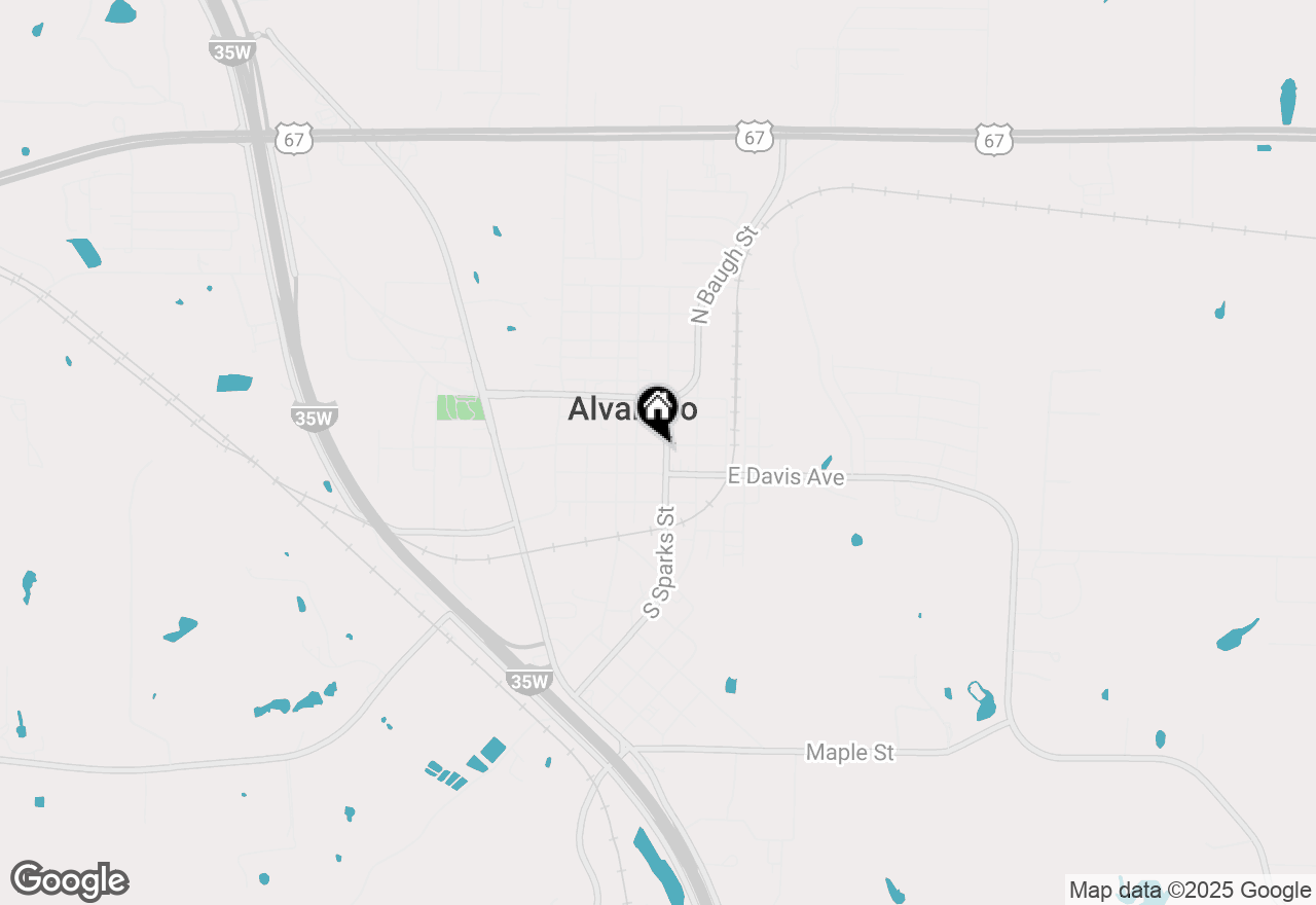 Map of 300 S Sparks Street, Alvarado, TX 76009